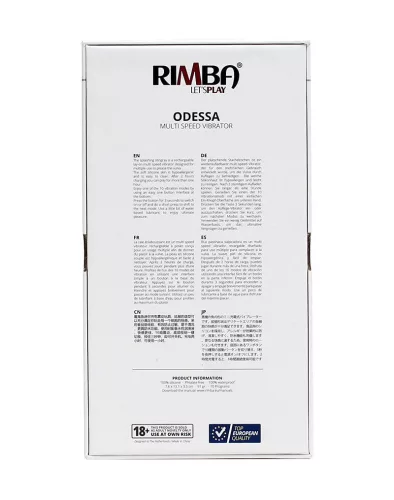 RIMBA – Odessa szárnyas vibrátor, újratölthető, rózsaszín, 10 móddal