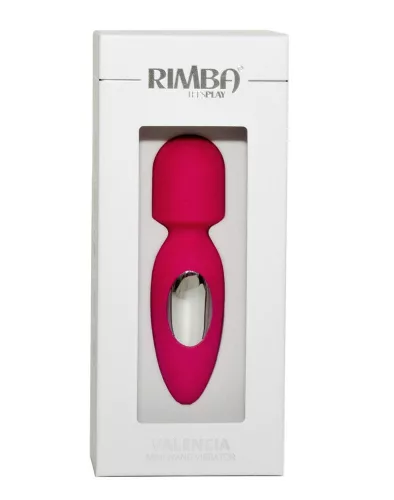 RIMBA – Valencia mini masszírozó vibrátor, újratölthető, rózsaszín
