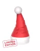 RIMBA – Naughty Hat karácsonyi vibrátor csiklóizgatóval, újratölthető, piros-fehér