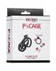 RIMBA P-CAGE – Péniszketrec, Ø 39 mm x 85 mm, fekete, 5 gyűrűs szett
