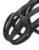 RIMBA P-CAGE – Péniszketrec, Ø 39 mm x 85 mm, fekete, 5 gyűrűs szett