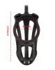 RIMBA P-CAGE – Péniszketrec, Ø 39 mm x 105 mm, fekete, 5 gyűrűs szett
