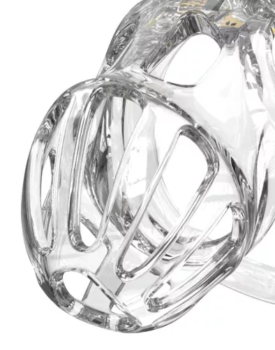 RIMBA P-CAGE – Péniszketrec, Ø 39 mm x 65 mm, átlátszó, 5 gyűrűs szett