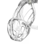 RIMBA P-CAGE – Péniszketrec, Ø 39 mm x 85 mm, átlátszó, 5 gyűrűs szett