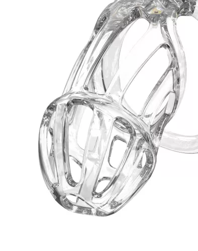 RIMBA P-CAGE – Péniszketrec, Ø 39 mm x 85 mm, átlátszó, 5 gyűrűs szett