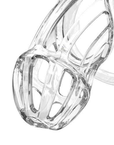 RIMBA P-CAGE – Péniszketrec, Ø 39 mm x 95 mm, átlátszó, 5 gyűrűs szett