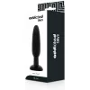 ADDICTED TOYS – Prémium anál dugó, fekete, 14 cm