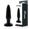 ADDICTED TOYS – Prémium anál dugó, fekete, 13,5 cm