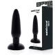 ADDICTED TOYS – Prémium anál dugó, fekete, 13,5 cm