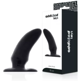 ADDICTED TOYS – Prémium anális dugó, fekete, 12 cm