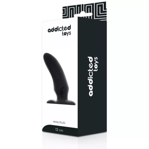 ADDICTED TOYS – Prémium anális dugó, fekete, 12 cm