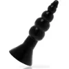 ADDICTED TOYS – Prémium anális plug, fekete, 17cm