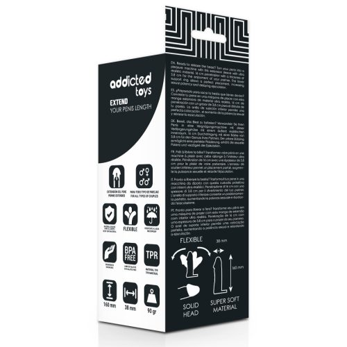 ADDICTED TOYS – 16 cm-es pénisz hosszabbító köpeny