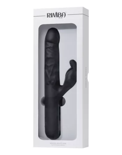 RIMBA SENSUAL NIGHTS - SN06 realisztikus újratölthető nyuszis vibrátor