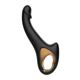   RIMBA SENSUAL NIGHTS - SN07 különleges G-pont vibrátor hintázó fejjel, újratölthető, fekete