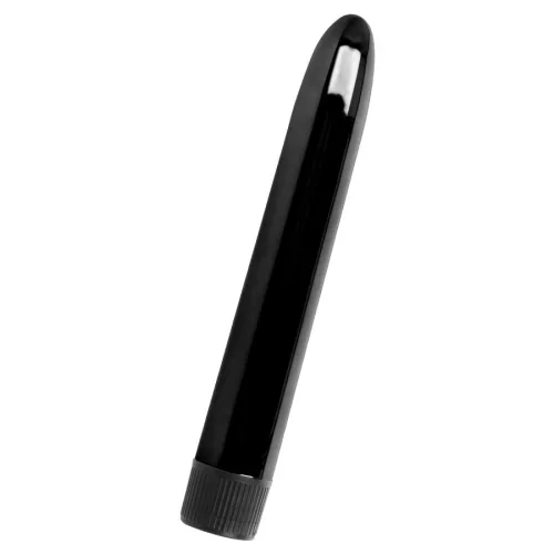 INTENSE – Vito klasszikus vibrátor, fekete, 17 cm
