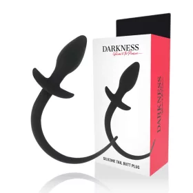 DARKNESS – Szilikon anál plug, fekete, 28 cm