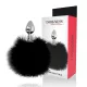 DARKNESS – Anál plug fekete farokkal, 7 cm