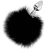 DARKNESS – Anál plug fekete farokkal, 7 cm