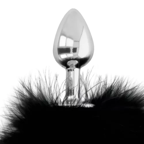 DARKNESS – Anál plug fekete farokkal, 7 cm