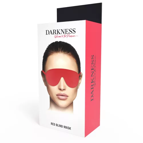 DARKNESS – Prémium piros szemtakaró maszk