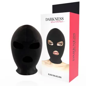 DARKNESS – BDSM maszk száj- és szemnyílással, fekete