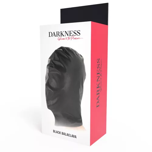 DARKNESS – BDSM szatén maszk, fekete