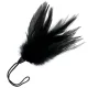 DARKNESS – Fekete tollas cirógató, 20 cm