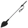 DARKNESS – Fekete lovaglópálca szilikon véggel, 60 cm