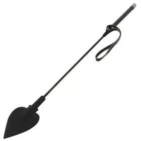 DARKNESS – Fekete lovaglópálca szilikon véggel, 60 cm