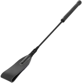 DARKNESS – Fekete lovaglópálca, PVC nyéllel, 45 cm