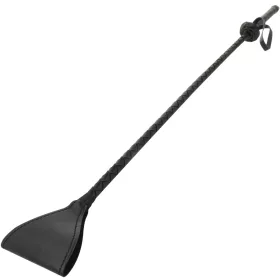 DARKNESS – Fekete lovaglópálca puha PVC véggel, 60 cm