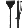 DARKNESS – Fekete lovaglópálca puha PVC véggel, 60 cm