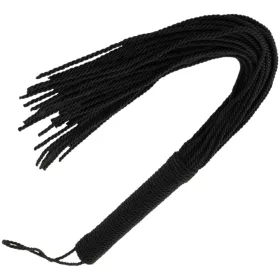  DARKNESS – Bondage ostor ergonomikus markolattal, 50 cm, fekete