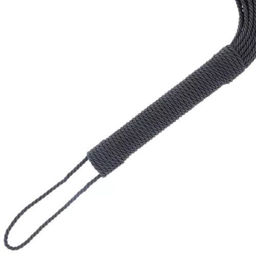 DARKNESS – Bondage ostor ergonomikus markolattal, 50 cm, fekete