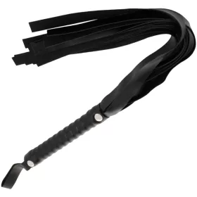   DARKNESS – Bondage ostor ergonomikus markolattal, 51 cm, fekete