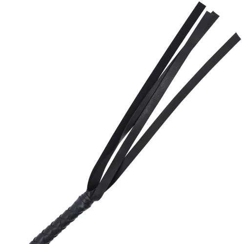 DARKNESS – Bondage ostor, fekete, 210 cm