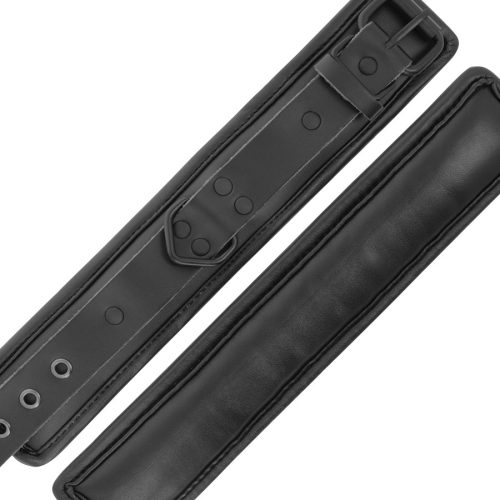 DARKNESS – Állítható műbőr bokabilincs, fekete