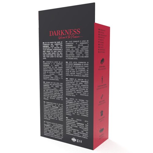 DARKNESS – Állítható műbőr bokabilincs, fekete