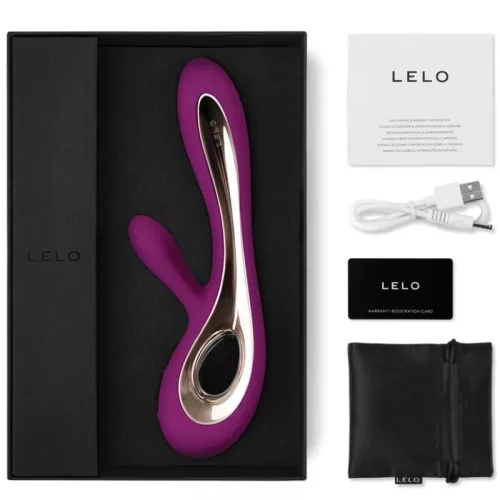LELO – Soraya 2 újratölthető nyuszis vibrátor, lila