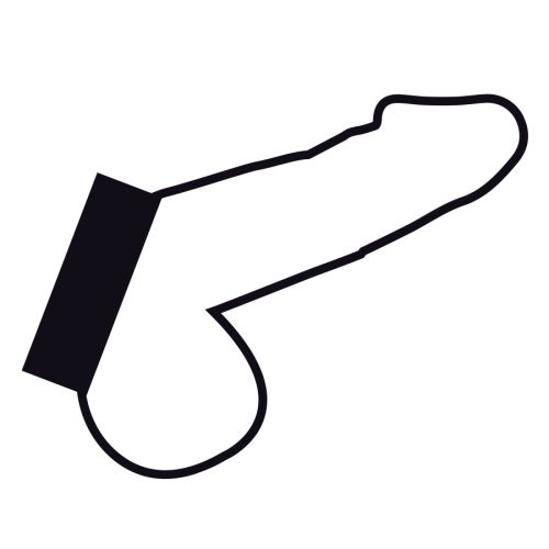 DARKNESS – Bőr péniszgyűrű, állítható