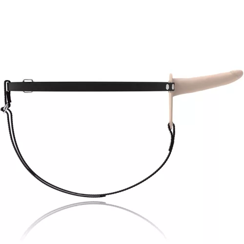 FETISH SUBMISSIVE HARNESS – Szilikon felcsatolható dildó, 15 cm