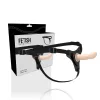 FETISH SUBMISSIVE HARNESS – Szilikon G-pont felcsatolható dildó, 12,5 cm
