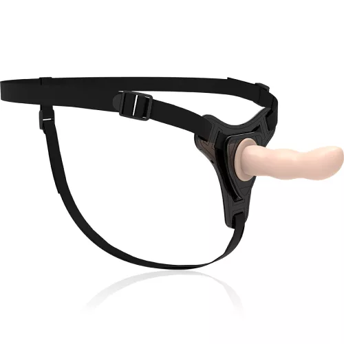 FETISH SUBMISSIVE HARNESS – Szilikon G-pont felcsatolható dildó, 12,5 cm