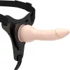 FETISH SUBMISSIVE HARNESS – Realisztikus szilikon felcsatolható dildó, 16 cm