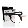 FETISH SUBMISSIVE HARNESS – Realisztikus szilikon felcsatolható dildó, 12,5 cm