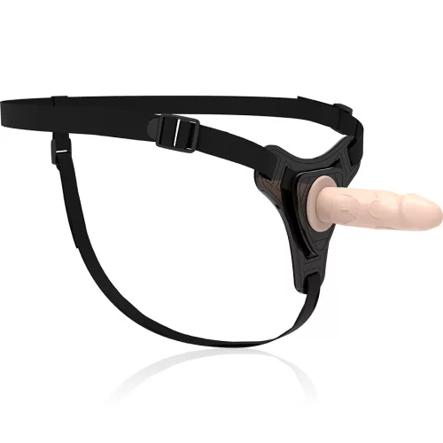 FETISH SUBMISSIVE HARNESS – Realisztikus szilikon felcsatolható dildó, 12,5 cm