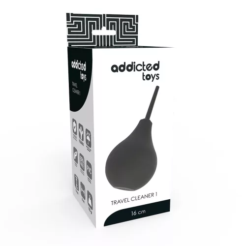 ADICCTED TOYS – Anál zuhany, fekete, 250 ml