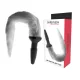 DARKNESS – Szilikon anál plug szürke farokkal, 12 cm