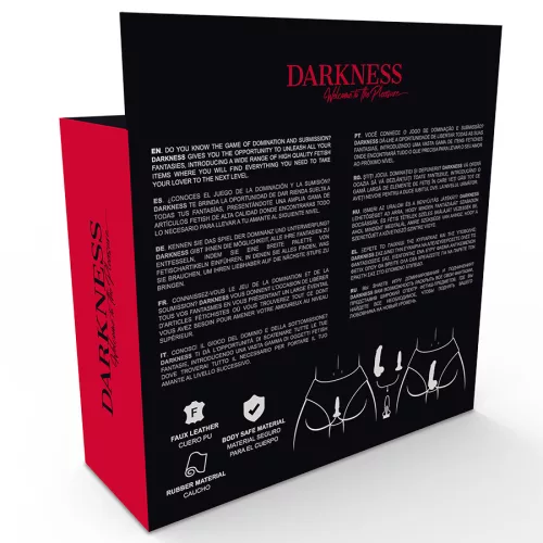DARKNESS – Bugyi cserélhető dildóval és anál pluggal